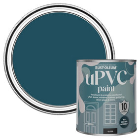Rust-Oleum Commodore Blue Gloss UPVC Paint 750ml