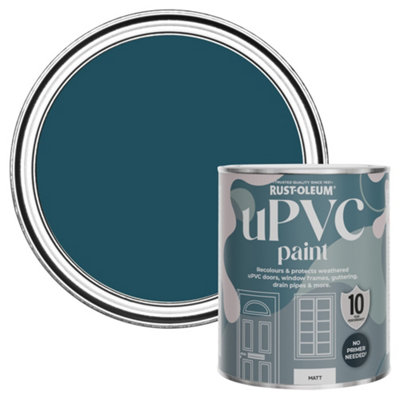 Rust-Oleum Commodore Blue Matt UPVC Paint 750ml