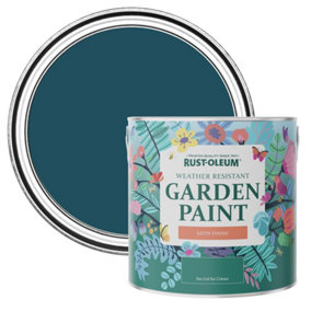 Rust-Oleum Commodore Blue Satin Garden Paint 2.5L