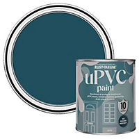 Rust-Oleum Commodore Blue Satin UPVC Paint 750ml