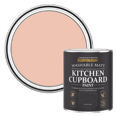 Rust-Oleum Coral Matt Kitchen Cupboard Paint 750ml