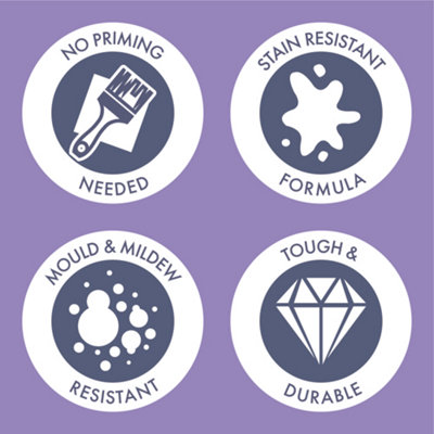 Rust-Oleum Coral Satin Bathroom Tile Paint 750ml | DIY at B&Q