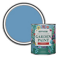 Rust-Oleum Cornflower Blue Gloss Garden Paint 750ml