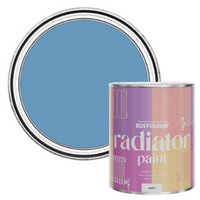 Rust-Oleum Cornflower Blue Matt Radiator Paint 750ml