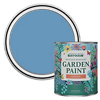 Rust-Oleum Cornflower Blue Satin Garden Paint 750ml