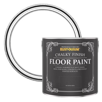 Rust-Oleum Cotton Chalky Finish Floor Paint 2.5L