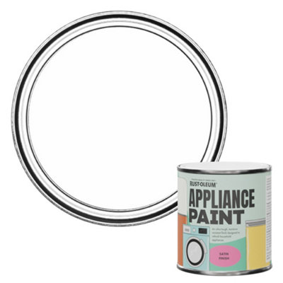 Rust-Oleum Cotton (White) Satin Appliance Paint 250ml