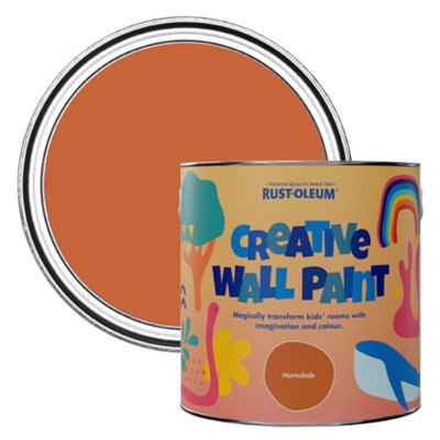 Rust-Oleum Creative Wall Paint - Marmalade 2.5L