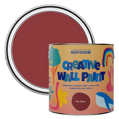 Rust-Oleum Creative Wall Paint - Ruby Slippers 2.5L