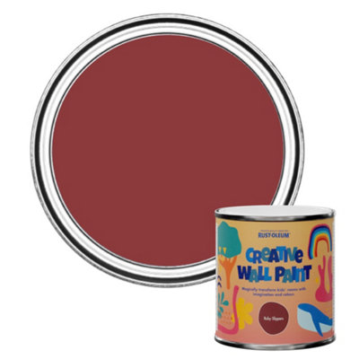 Rust-Oleum Creative Wall Paint - Ruby Slippers 250ml