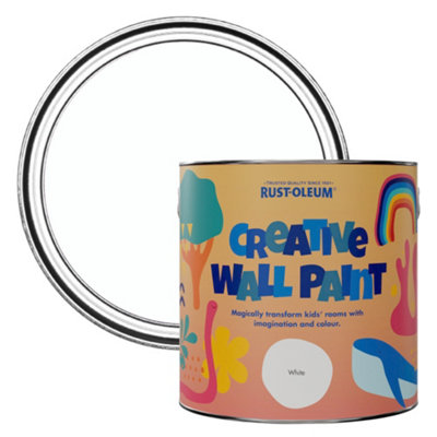 Rust-Oleum Creative Wall Paint - White 2.5L