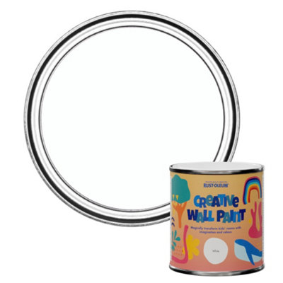 Rust-Oleum Creative Wall Paint - White 250ml
