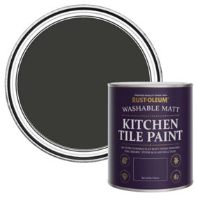 Rust-Oleum Dark Magic Matt Kitchen Tile Paint 750ml