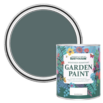 Rust-Oleum Deep Sea Matt Garden Paint 750ml