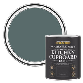 Rust-Oleum Deep Sea Matt Kitchen Cupboard Paint 750ml