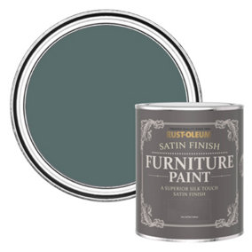 Rust-Oleum Deep Sea Satin Furniture Paint 750ml