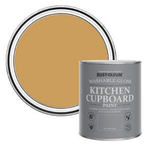 Rust-Oleum Dijon Gloss Kitchen Cupboard Paint 750ml