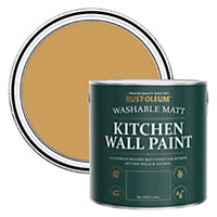 Rust-Oleum Dijon Matt Kitchen Wall Paint 2.5l