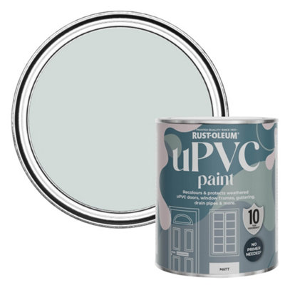 RustOleum Dove Matt UPVC Paint 750ml DIY at B&Q