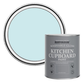 Rust-Oleum Duck Egg Gloss Kitchen Cupboard Paint 750ml
