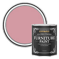 Rust-Oleum Dusky Pink Gloss Furniture Paint 750ml