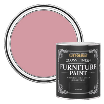 Rust-Oleum Dusky Pink Gloss Furniture Paint 750ml