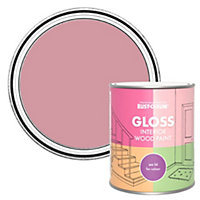 Rust-Oleum Dusky Pink Gloss Interior Wood Paint 750ml