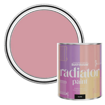 Rust-Oleum Dusky Pink Gloss Radiator Paint 750ml