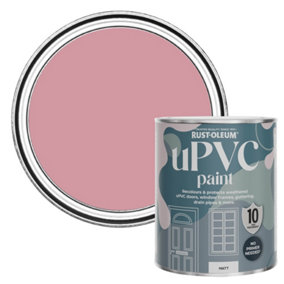 Rust-Oleum Dusky Pink Matt UPVC Paint 750ml