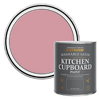 Rust-Oleum Dusky Pink Satin Kitchen Cupboard Paint 750ml