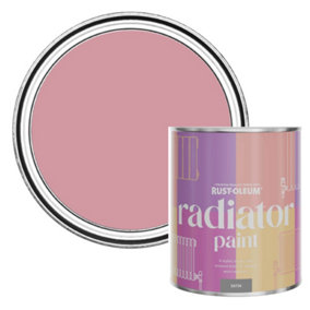 Rust-Oleum Dusky Pink Satin Radiator Paint 750ml