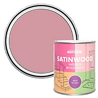Rust-Oleum Dusky Pink Satinwood Interior Paint 750ml