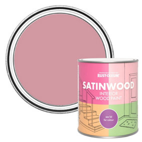 Rust-Oleum Dusky Pink Satinwood Interior Paint 750ml