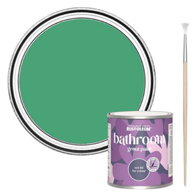 Rust-Oleum Emerald Bathroom Grout Paint 250ml | DIY at B&Q