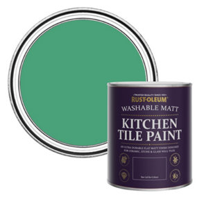 Rust-Oleum Emerald Matt Kitchen Tile Paint 750ml