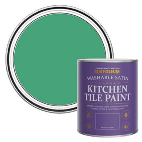 Rust-Oleum Emerald Satin Kitchen Tile Paint 750ml