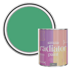 Rust-Oleum Emerald Satin Radiator Paint 750ml