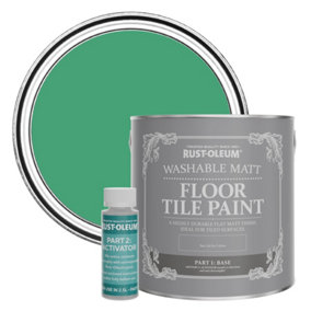 Rust-Oleum Emerald Washable Matt Floor Tile Paint 2.5L