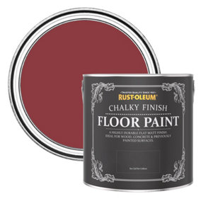 Rust-Oleum Empire Red Chalky Finish Floor Paint 2.5L