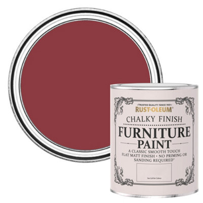 Rust-Oleum Empire Red Chalky Furniture Paint 750ml