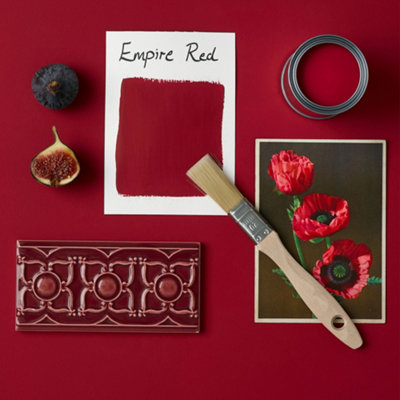Rust-Oleum Empire Red Gloss Bathroom Wood & Cabinet Paint 750ml