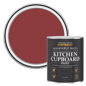 Rust-Oleum Empire Red Matt Kitchen Cupboard Paint 750ml