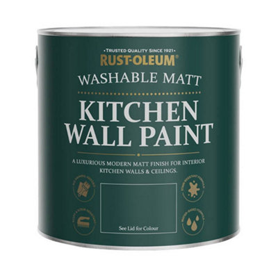 Rust-Oleum Empire Red Matt Kitchen Wall Paint 2.5l