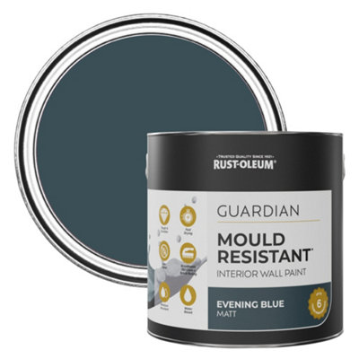Rust-Oleum Evening Blue Guardian Mould Resistant Wall Paint 2.5L