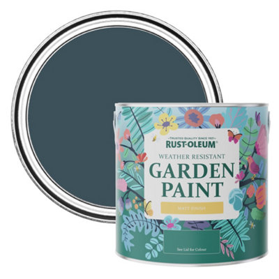 Rust-Oleum Evening Blue Matt Garden Paint 2.5L