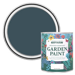 Rust-Oleum Evening Blue Matt Garden Paint 750ml