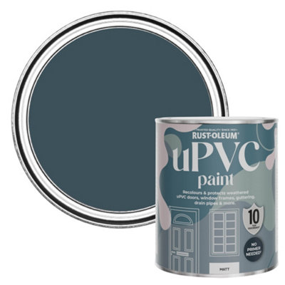 Rust-Oleum Evening Blue Matt UPVC Paint 750ml