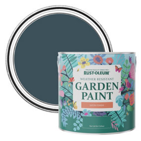 Rust-Oleum Evening Blue Satin Garden Paint 2.5L