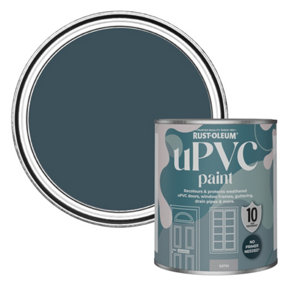 Rust-Oleum Evening Blue Satin UPVC Paint 750ml