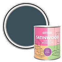 Rust-Oleum Evening Blue Satinwood Interior Paint 750ml